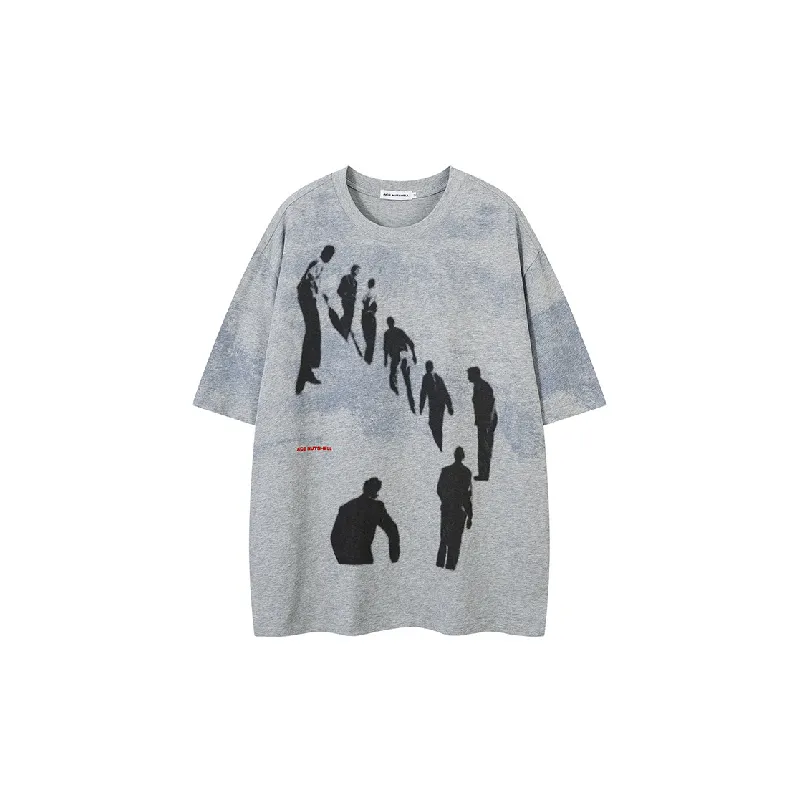 Street Loose 100% Cotton T Shirt-0