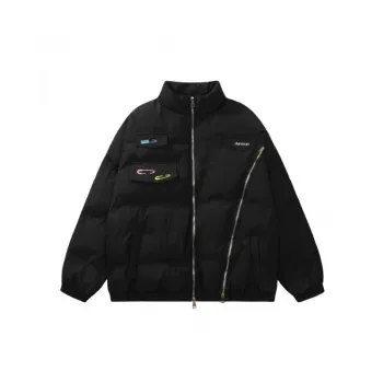 Fashionable Plain Quilted Jacket