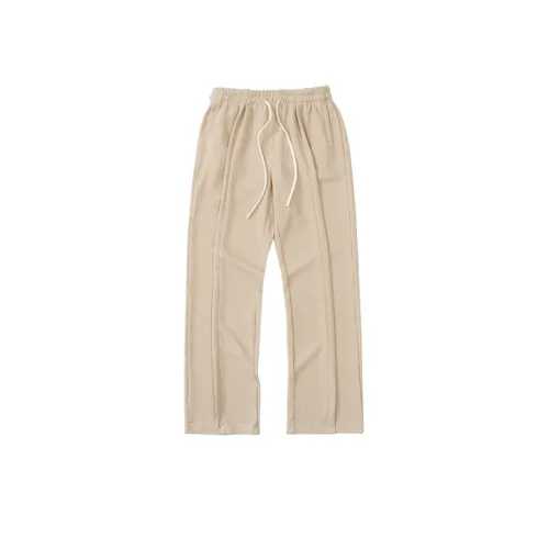 Straight Leg Slimming Drawstring Retro Casual Pants
