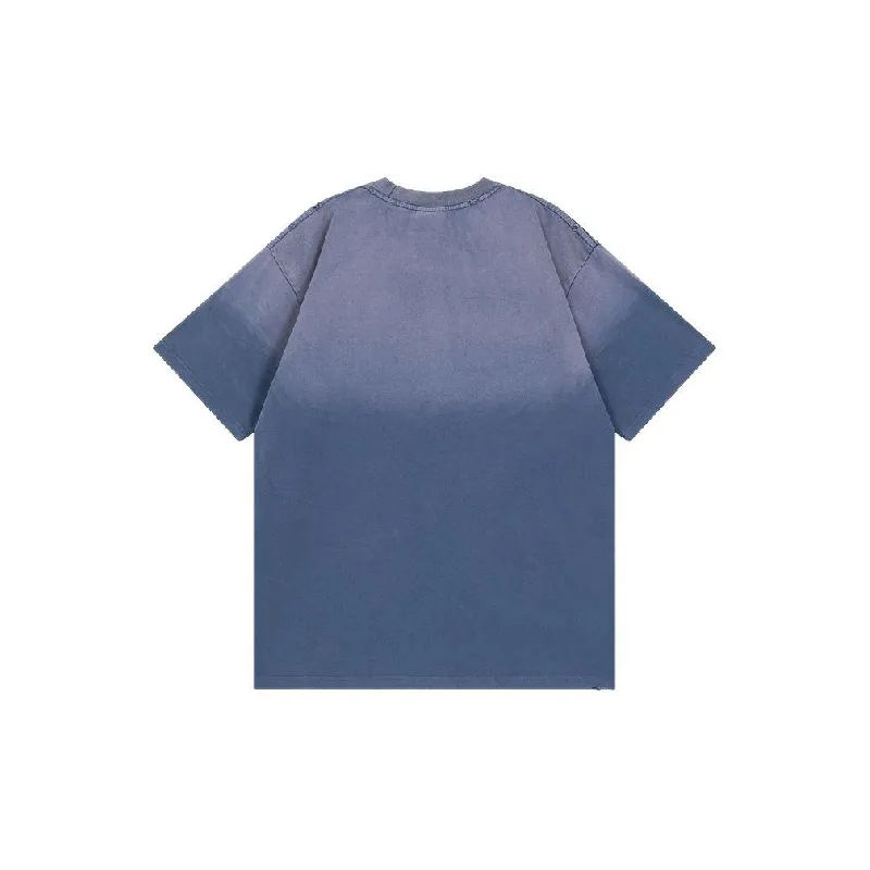 Fashionable Washed 100% Cotton T Shirt-3
