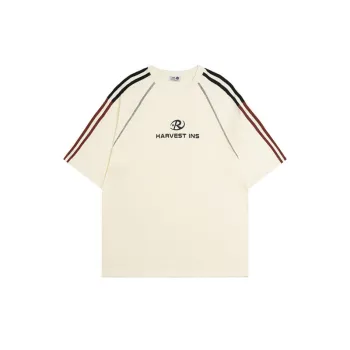 Retro Trendy Striped T Shirt