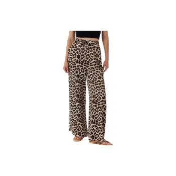 Fashionable Simple Polyester Casual Pants Women