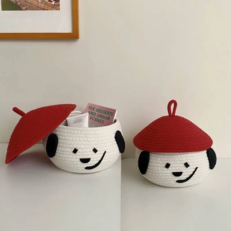 Cute Contrast Color Storage Boxes / Storage Containers-3