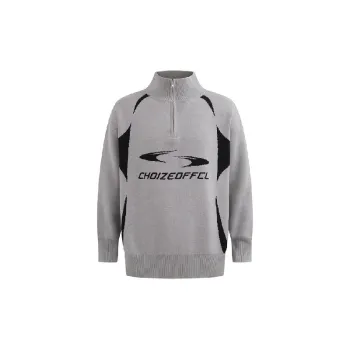 Street Hip Hop Cotton Blended Fabric Sweater
