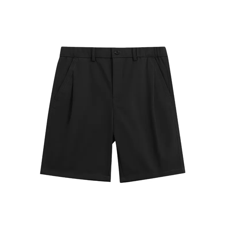 Business Simple Polyester Casual Shorts-6