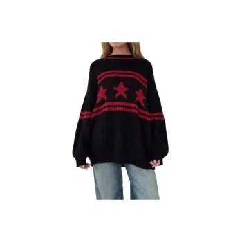 Fashionable Star Sweater Women