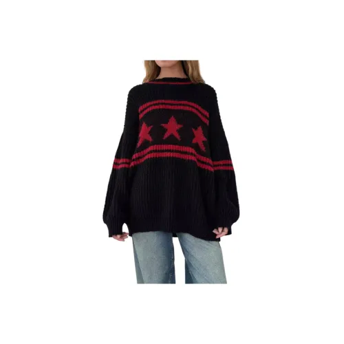 Fashionable Star Sweater Women