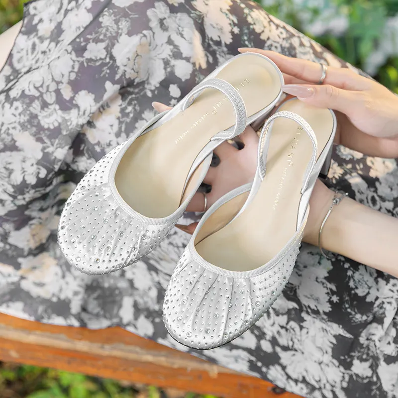 Elegant Rhinestone High Heels-2