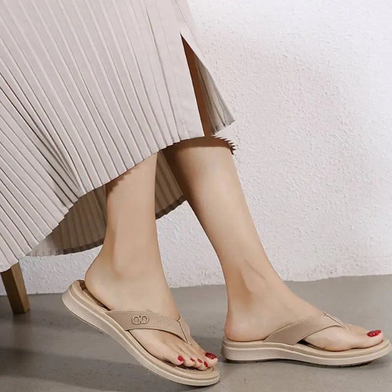Casual Plain Flip Flops-13
