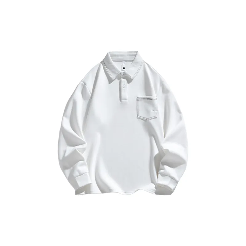 Simple Embroidered Pique Polo-8