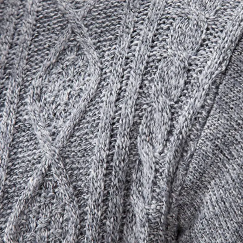 Fashionable Plain Cotton Blended Fabric Knitwear-13