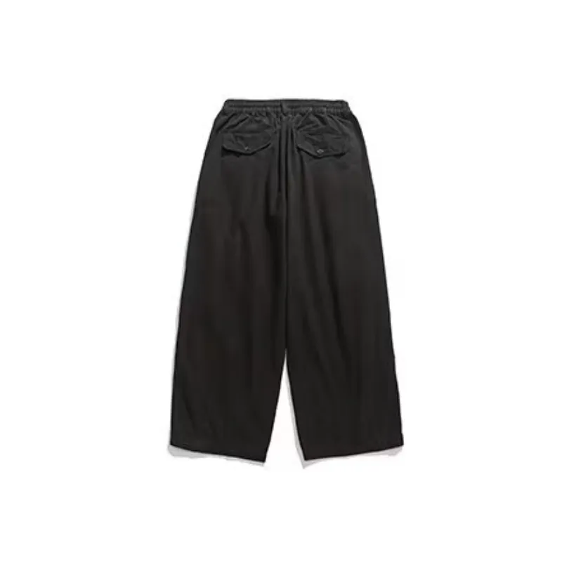 Retro Casual Wide Leg Cargo Pants-1