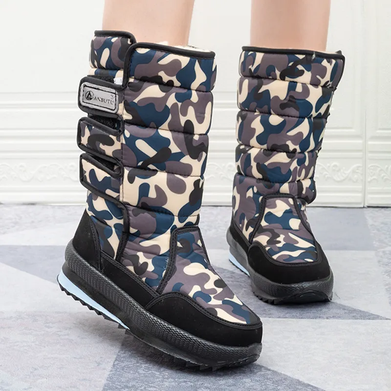 Fashionable Warm Snow Boots-1