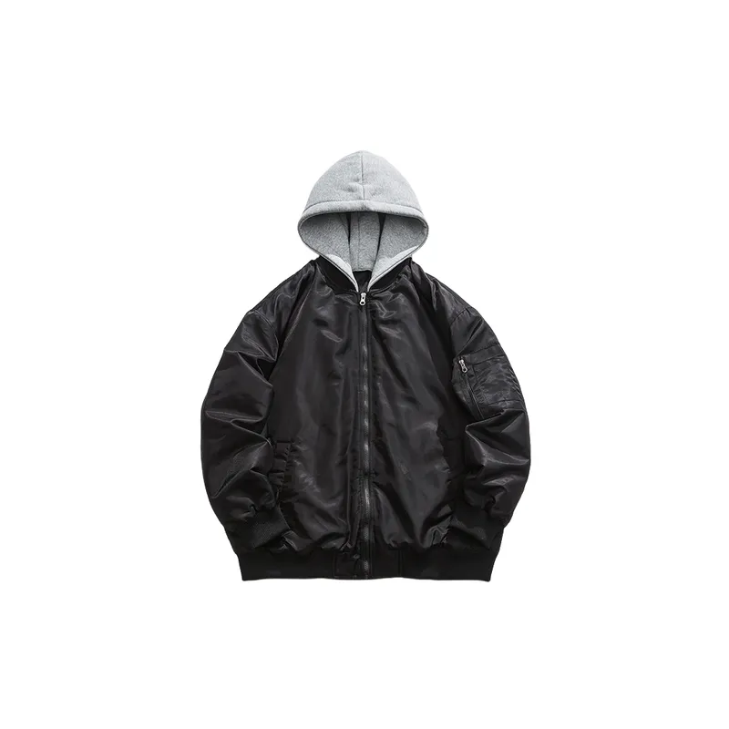 Street Zipper Loose Jacket-5