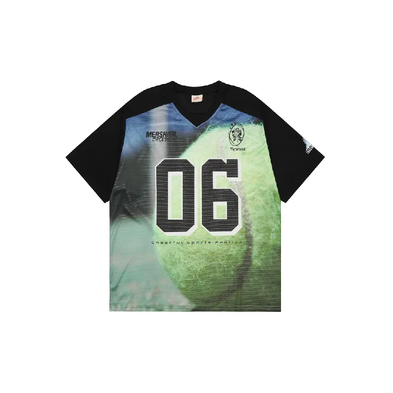 Fashion Contrast Color T Shirt-2