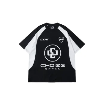 Trendy Patchwork Five Point Sleeve T Shirt
