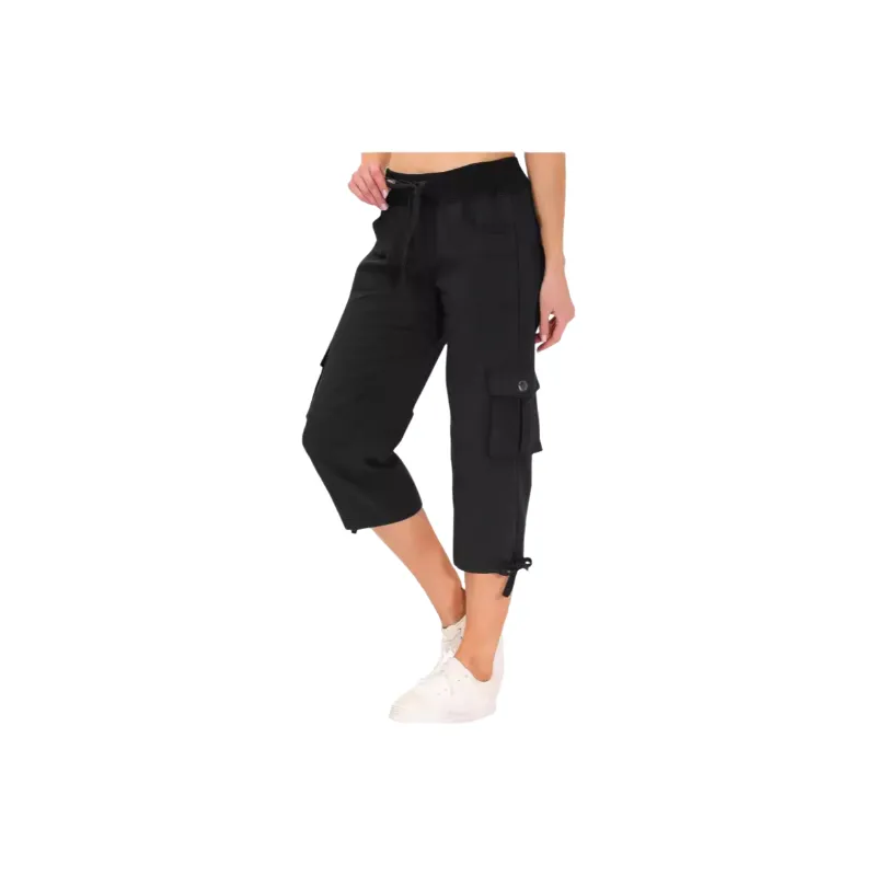 Sporty Casual Cotton Sports Pants Women-2