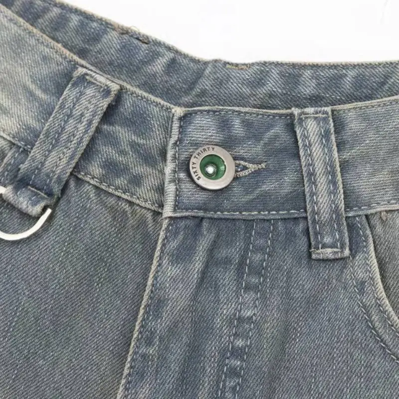 Loose Casual Denim Shorts-2