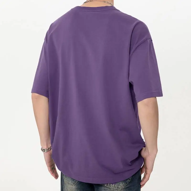 Casual Loose 100% Cotton T-Shirt-3