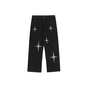 High Street Casual Straight Pants