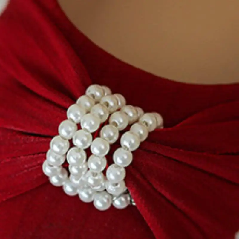 Fashionable Pearls High Heels-9