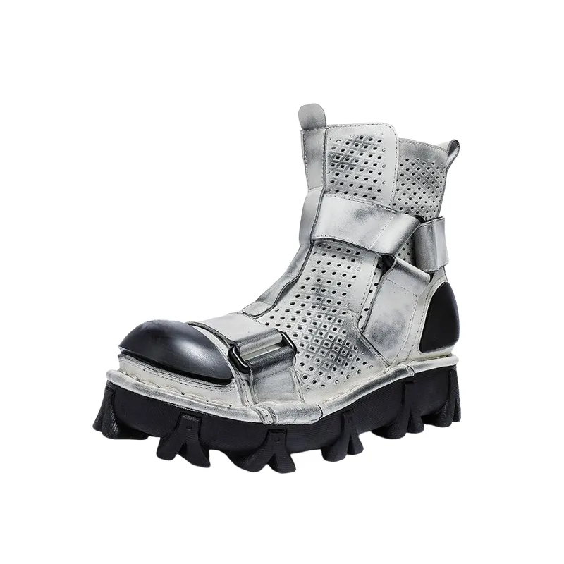 Casual Denim Ankle Boots-0