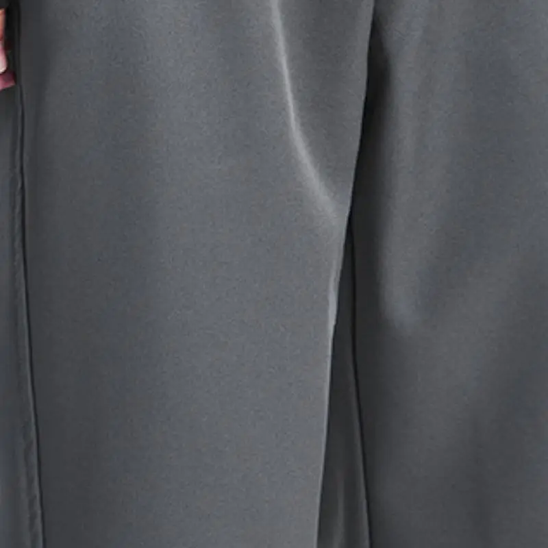 Simple Fashionable Blended Synthetic Fabrics Casual Pants-5