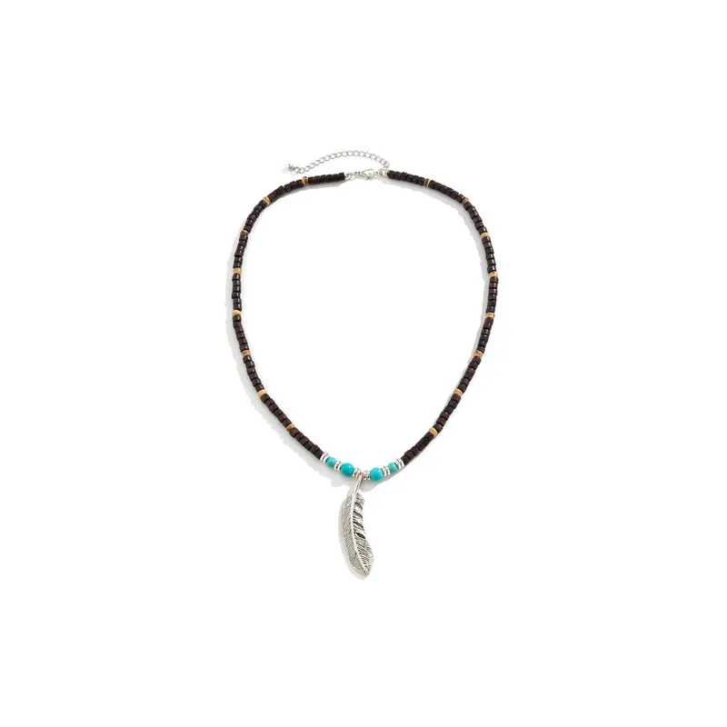 Wooden Beads Necklace-0