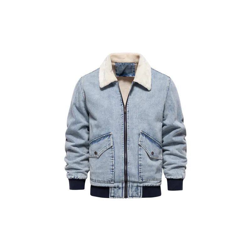 Casual Fashionable Denim Jacket-1
