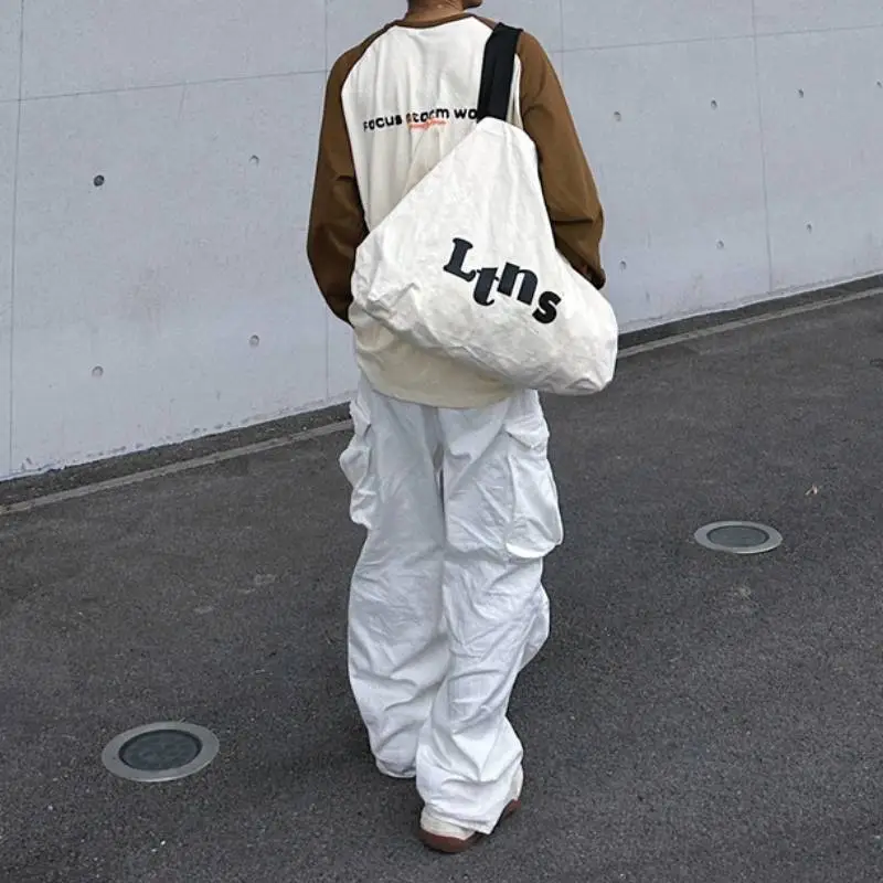 Retro Loose Hard Shell Pants-3