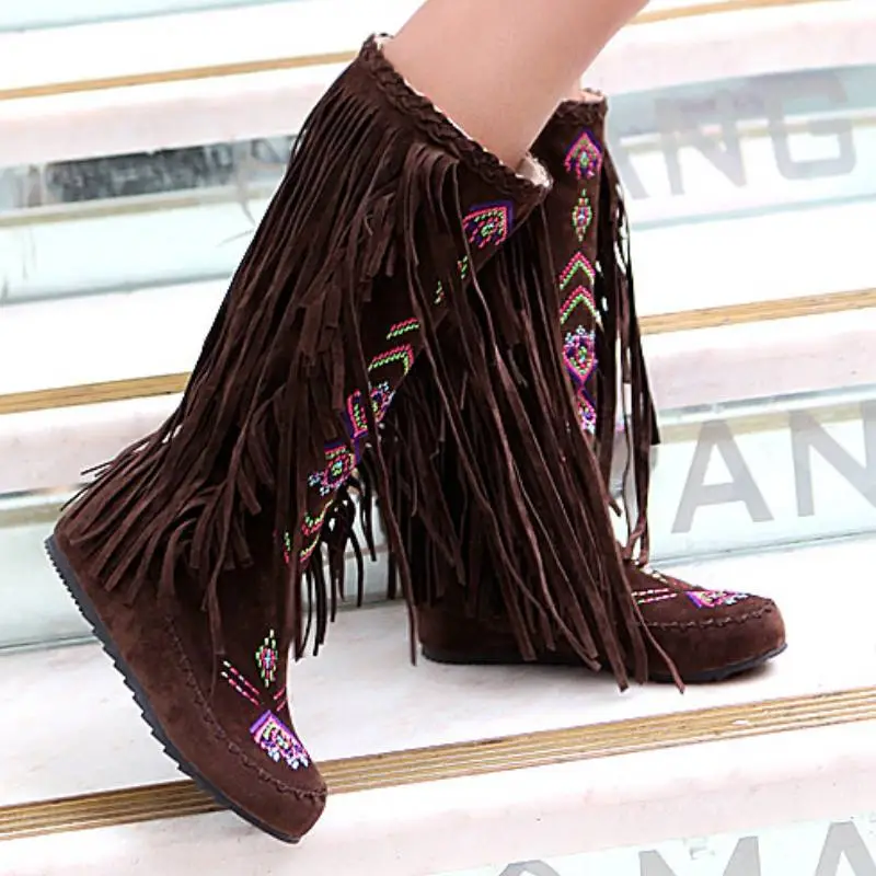 Basics Simple Knee High Boots-6