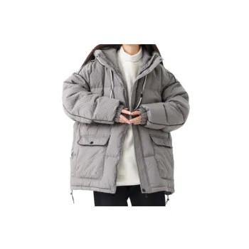 Thickened Warm Workwear Down Large Pockets Jacket