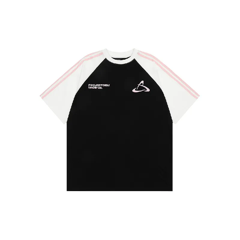 Fashion Letter 100% Cotton T Shirt-8