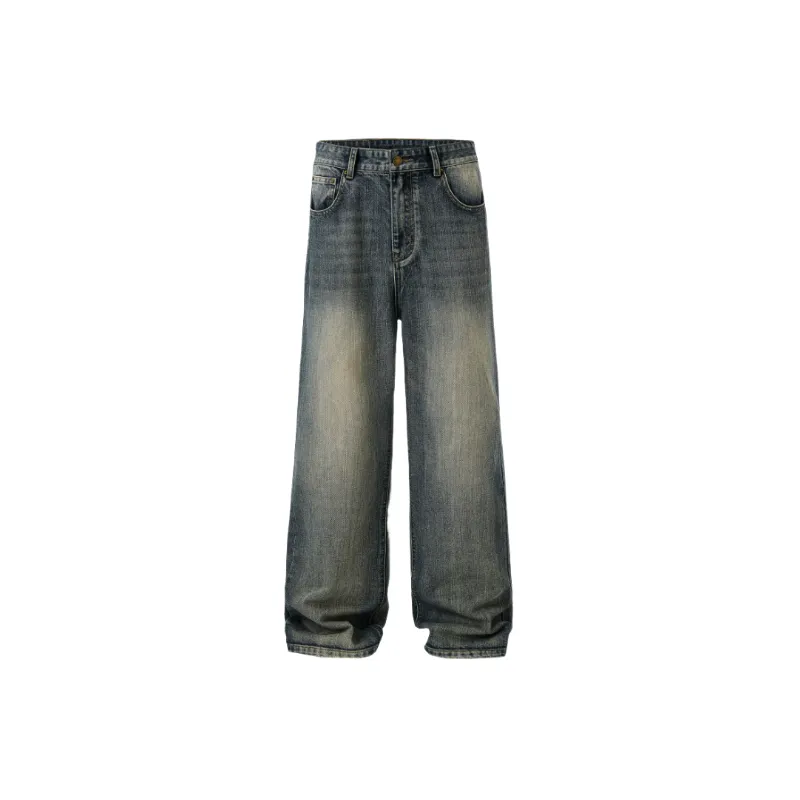 Retro Washed Jeans-0
