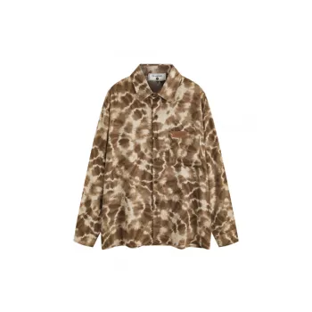 Retro Leopard Print Long Sleeved Shirt