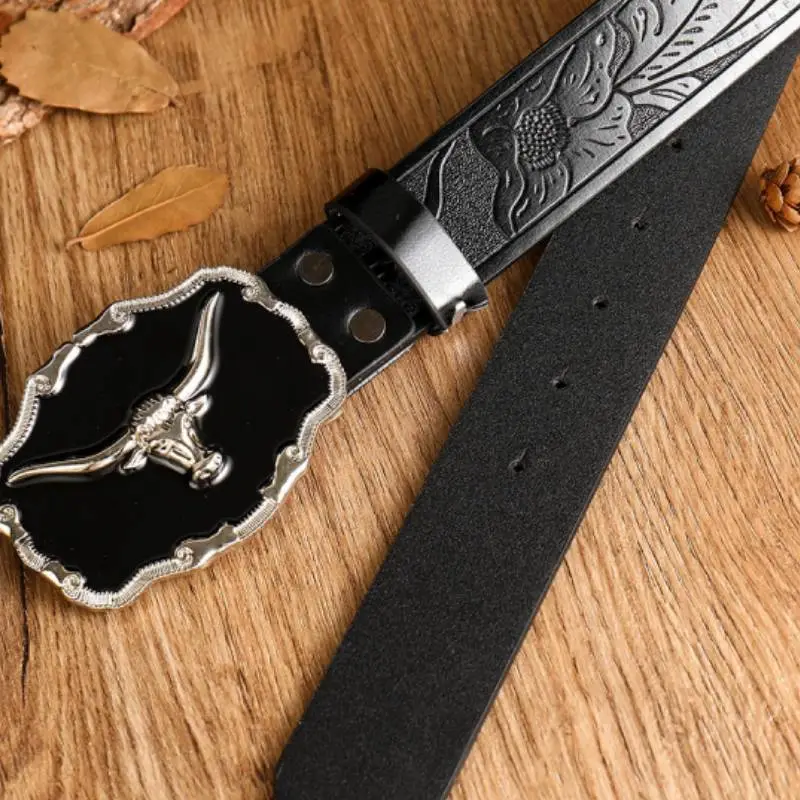 Retro Anima Leather Belt-1