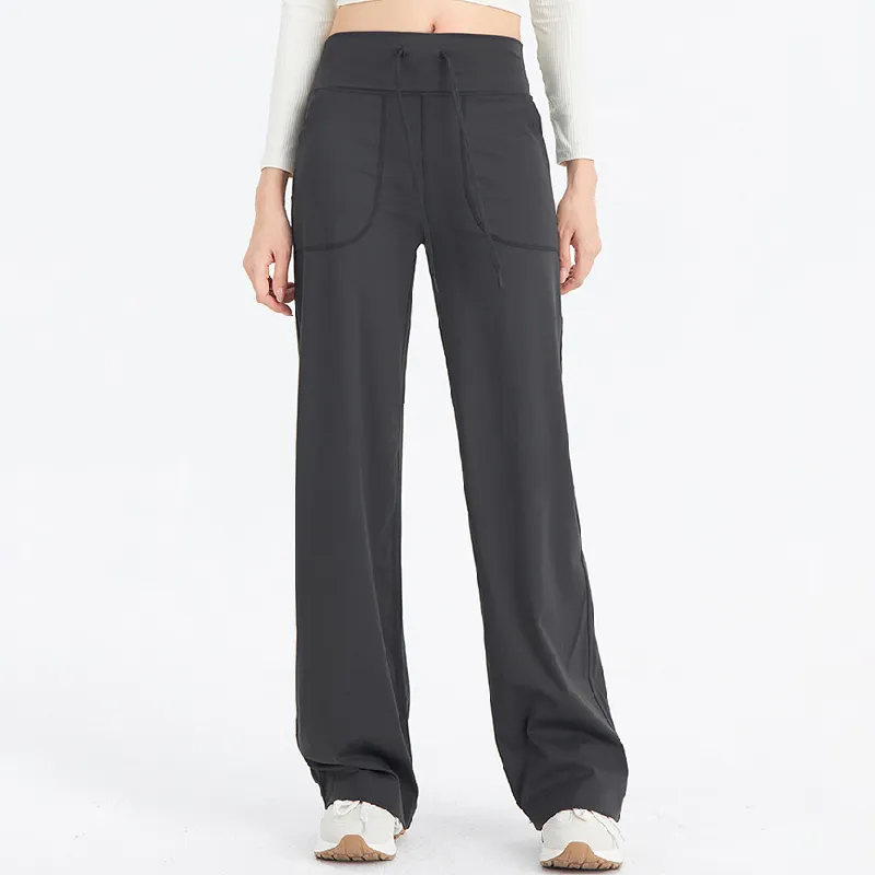 Loose Straight Leg Jeans Women-1