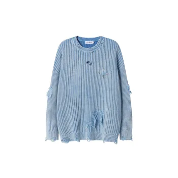 Retro Distress Sweater