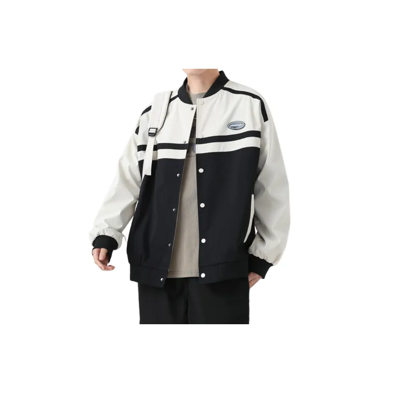 Casual Simple Baseball Jersey-6
