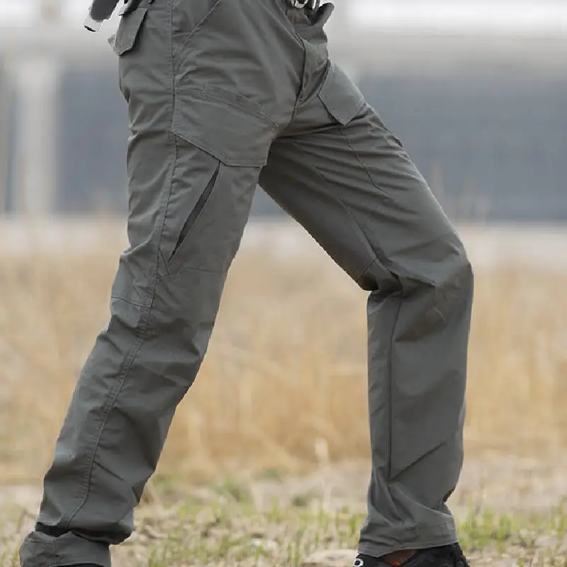 Funky Plain Cargo Pants-1