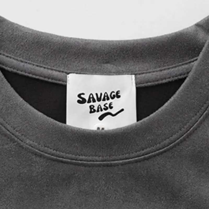 Retro Loose Suede T Shirt-2