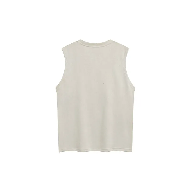 Street Casual Cotton Vest-3
