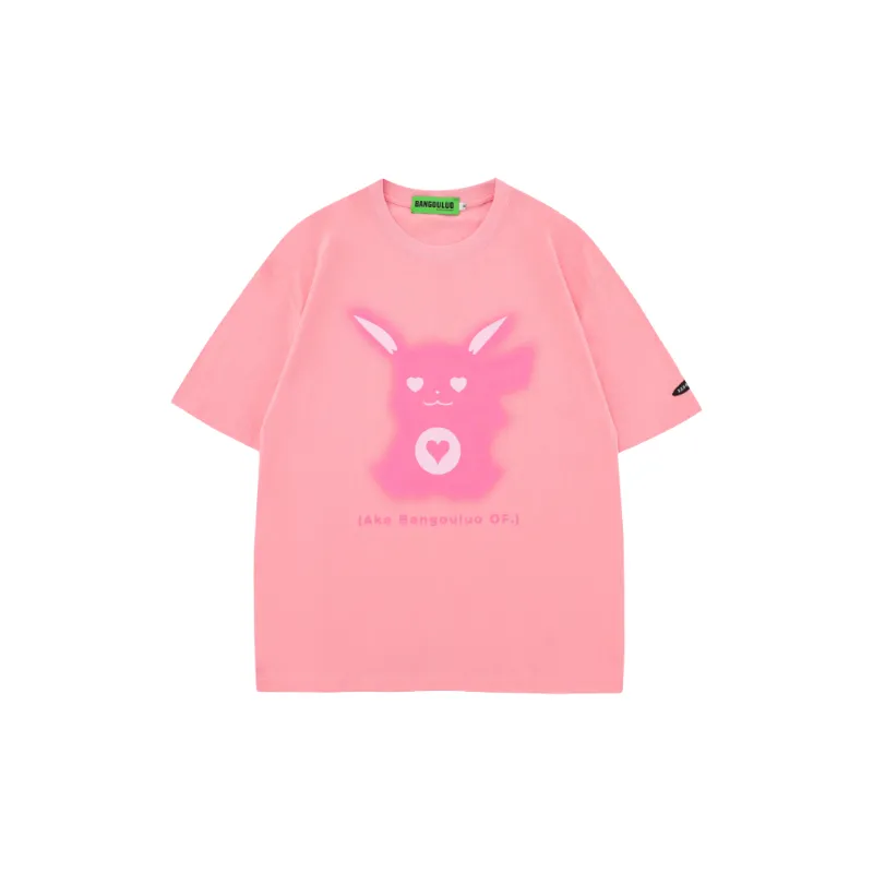 Street Print 100% Cotton T Shirt-0