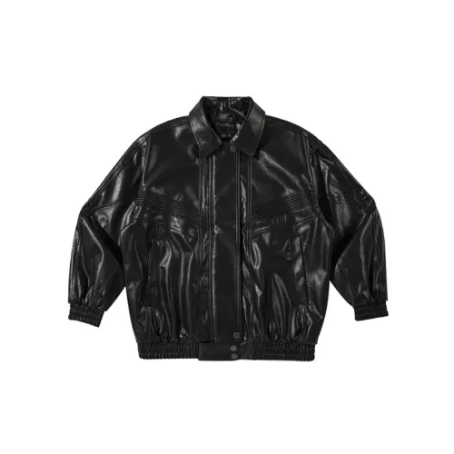 Loose Casual Leather Jacket