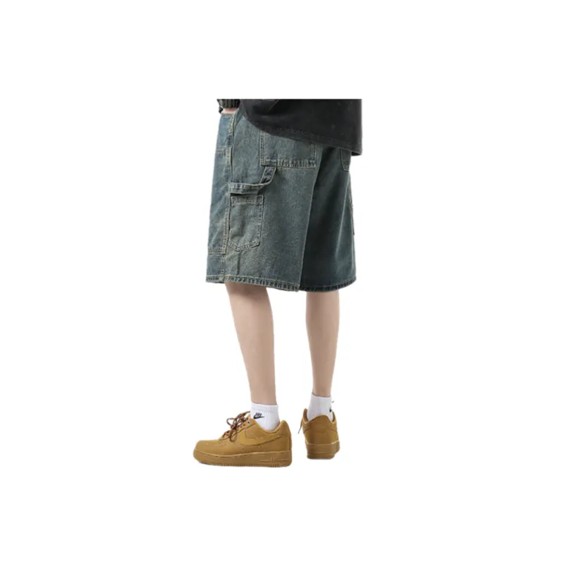 Retro Casual Denim Shorts-1