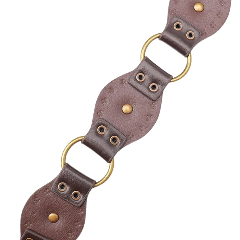 Retro Fashionable Leather Belt Women-2