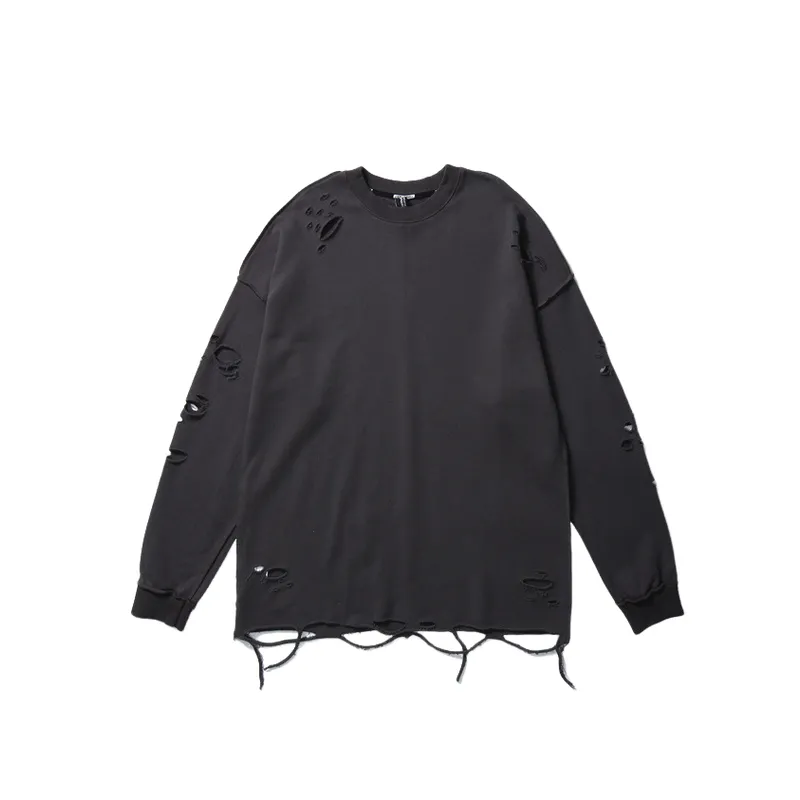 Street Loose Cotton Blended Fabric Sweatshirt-2