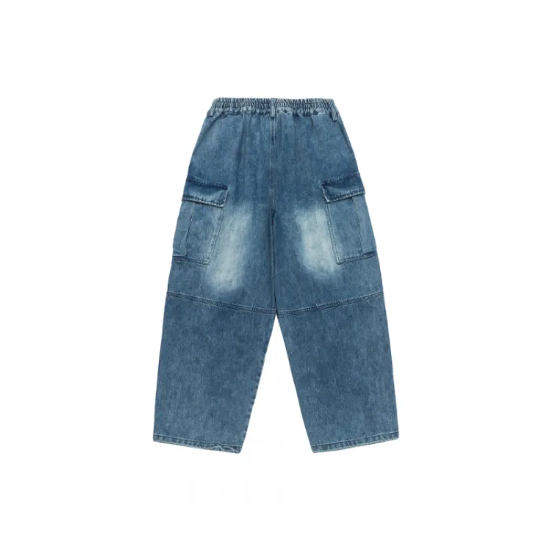 Fashionable Washed Jeans-3