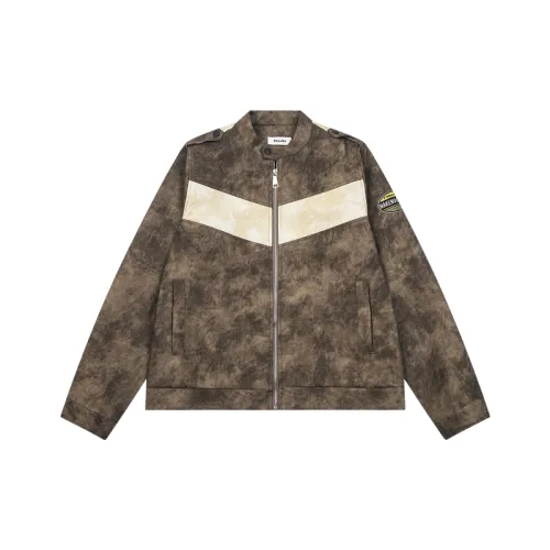 Embroidery Loose PU Jacket