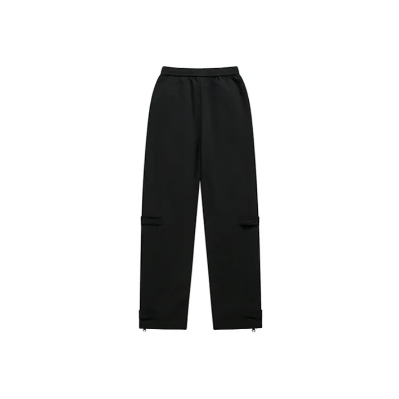 Casual Zipper Polyester Cargo Pants-1